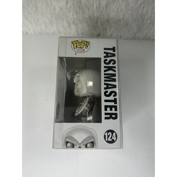 Funko Pop‎ Marvel Taskmaster #124 Walgreens Exclusive New With Protector - Picture 3 of 8